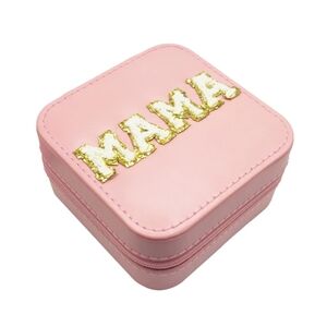 Pink Jewelry Box with Gold 'MAMA'